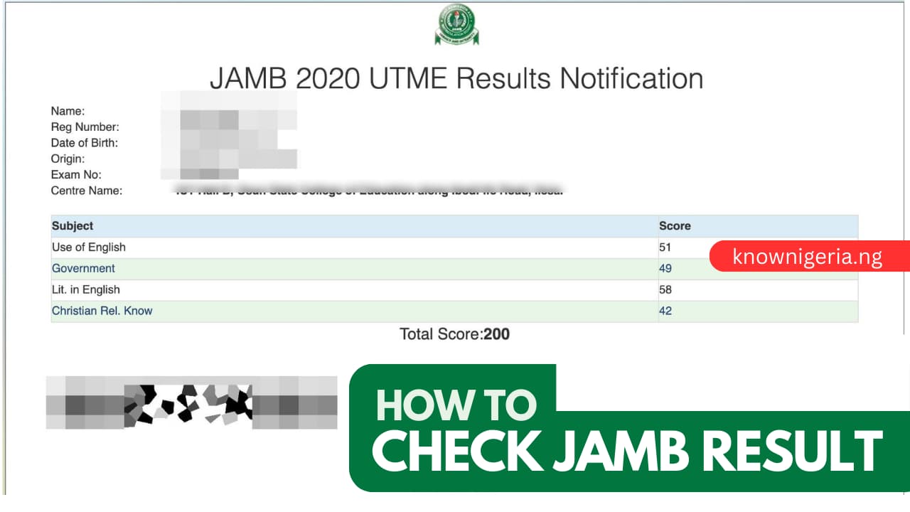 How To Check Jamb Result