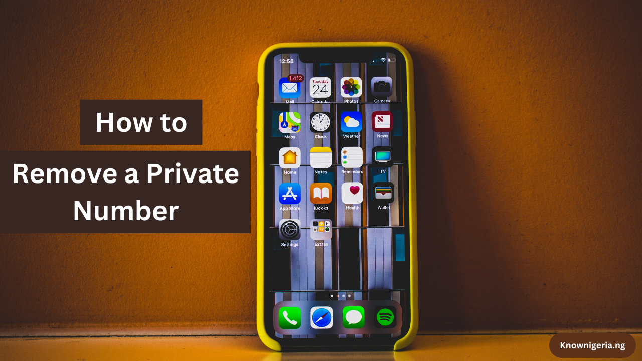 How To Remove A Private Number