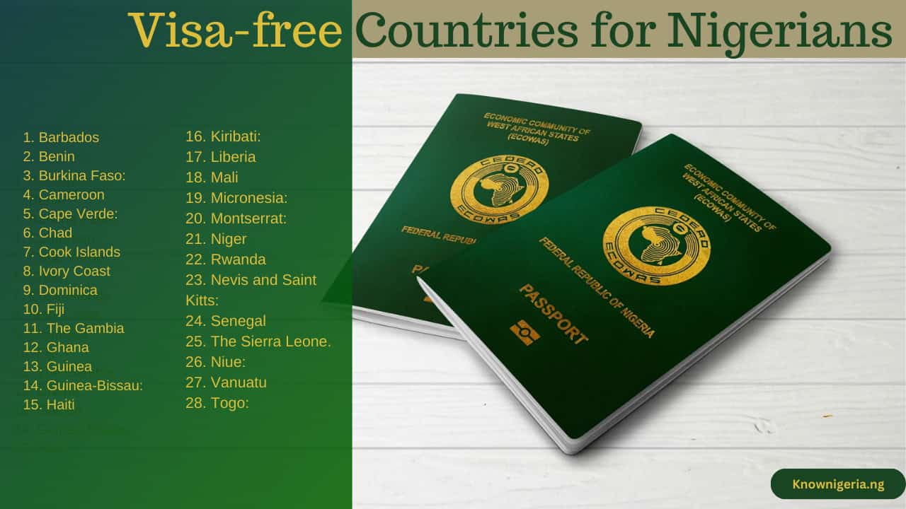 Visa-Free Countries For Nigerians