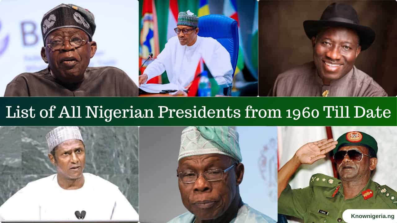 List of All Nigerian Presidents