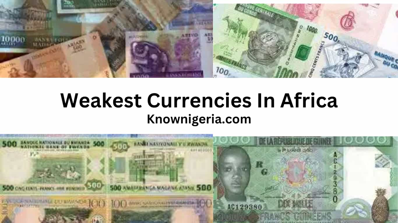 Weakest Currencies In Africa