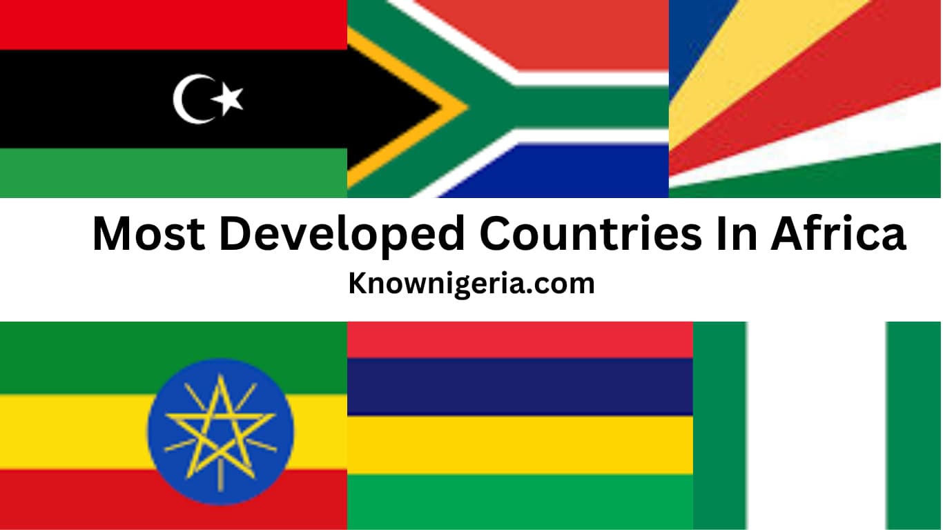 Most developed countries in africa