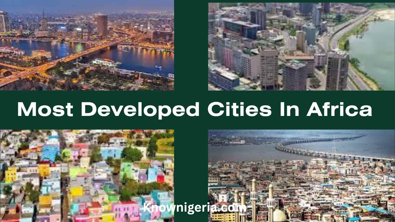 Most Developed Cities In Africa